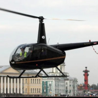 Полёт на вертолете над Санкт-Петербургом